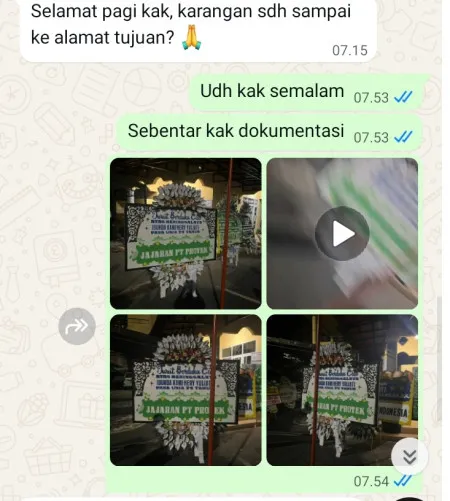 Pengiriman Papan Bunga Selamat Lontar Tirtayasa
