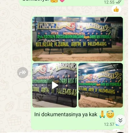 Pengiriman Papan Bunga Duka Lontar Tirtayasa