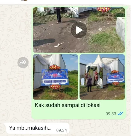 Pengiriman Karangan Bunga Lontar Tirtayasa