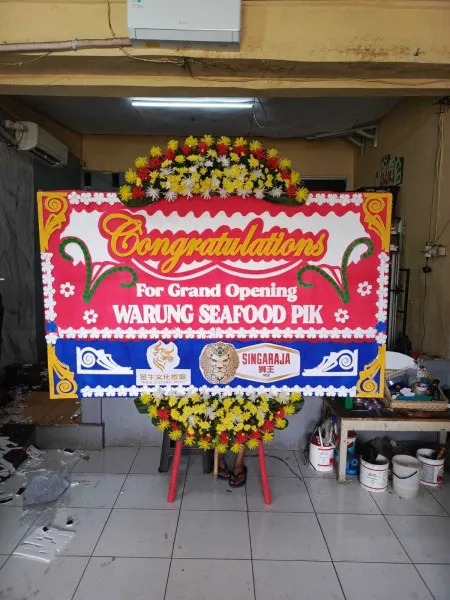 Papan Bunga Ucapan Selamat Lontar Tirtayasa